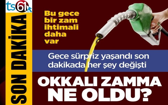 Motorine 6.69 TL'lik zamda son dakika değişikliği