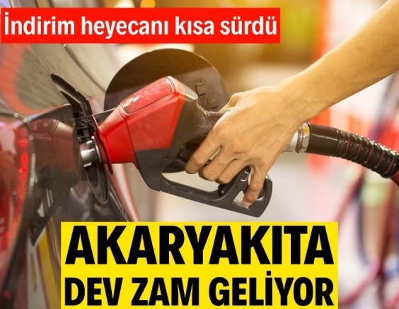 Motorine yine zam geliyor