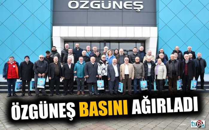 Özgüneş basını ağırladı