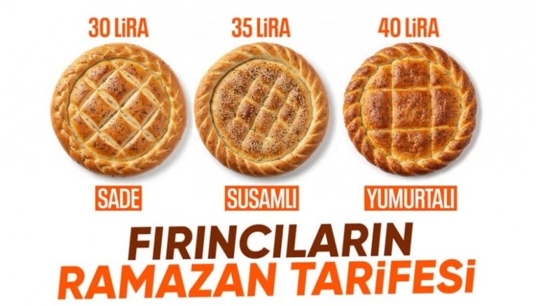 Ramazan pidesine zam geldi