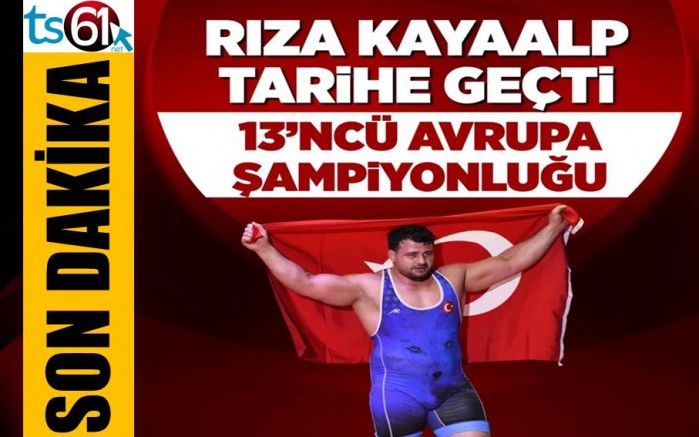 Rıza Kayaalp tarihe geçti!