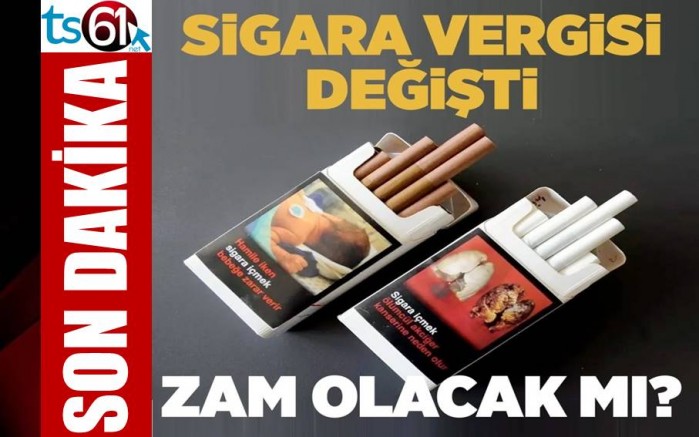Sigara vergisinde değişiklik yapıldı