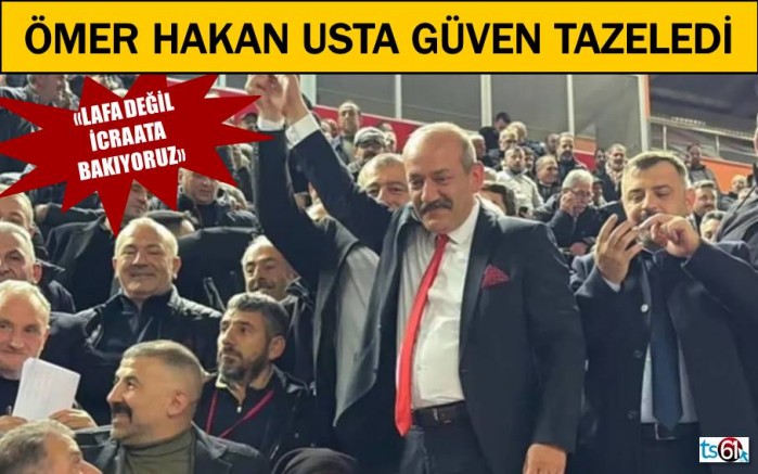 Şoförler Odası seçiminde Ömer Hakan Usta Güven tazeledi