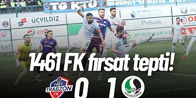 1461 Trabzon 90+8'de Yıkıldı!