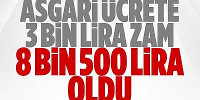 2023 Asgari Ücret Zammı Belli Oldu