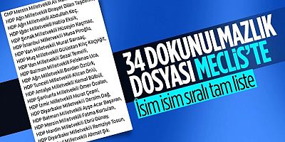 4 Yeni Dokunulmazlık Dosyası TBMM'de