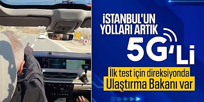 5G destekli akıllı ulaşım sistemi İstanbul'da başlatıldı
