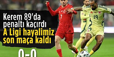 A Milli Futbol Takımımız Galler ile berabere kaldı