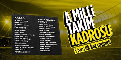 A Milli Takımımızın aday kadrosu belli oldu