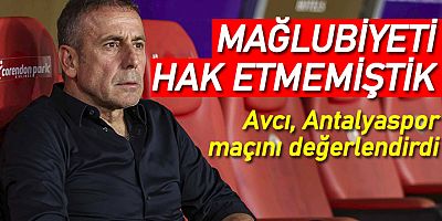 Abdullah Avcı'dan Antalyaspor Maçı Sonrası Açıklama