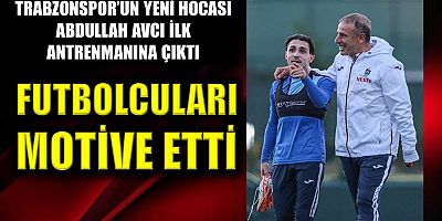 Abdullah Avcı yeniden Trabzonspor idmanında