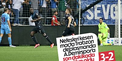 Adana Demirspor, Trabzonspor'u Mağlup Etti