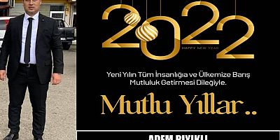Adem Bıyıklı'dan Yeni Yıl Mesajı