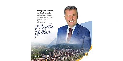 AHMET ÇAPOĞLU'NDAN YENİ YIL KUTLAMASI