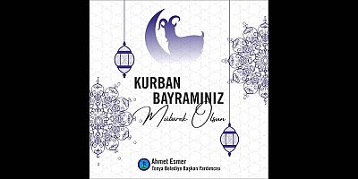 Ahmet Esmer'den Bayram Tebriği