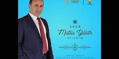 Ahmet Gören'den yeni yıl mesajı...