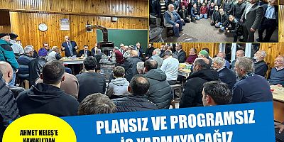 Ahmet Keleş plan ve istişare vurgusu yaptı