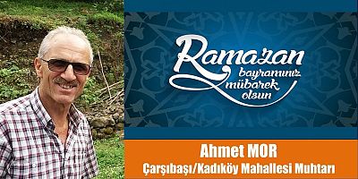 Ahmet Mor'dan Bayram Mesajı