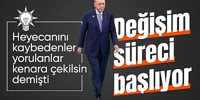 AK Parti'de değişim süreci: MKYK toplanıyor