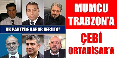 AK Parti’de Trabzon ve Ortahisar’ın Adayları Belli Oldu