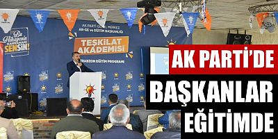 AK Parti Trabzon’da Teşkilat Akademisi Mahalle Programları Düzenlendi