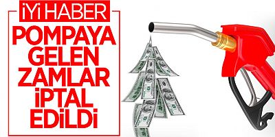 Akaryakıt Zammı İptal Edildi