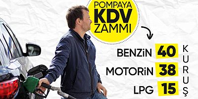 Akaryakıta KDV zammı geliyor: Bu gece yarısından itibaren geçerli olacak