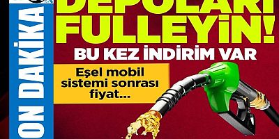 Akaryakıtta yeni indirim var