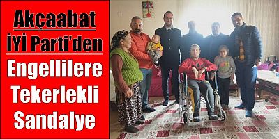 Akçaabat İYİ Parti, Engellileri Sevindirdi