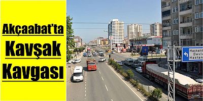 Akçaabat’ta Kavşak Kavgası