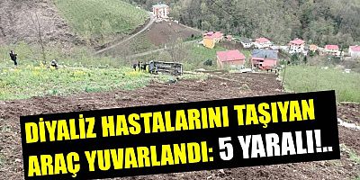 Akçaabat’ta Kaza: 5 Yaralı