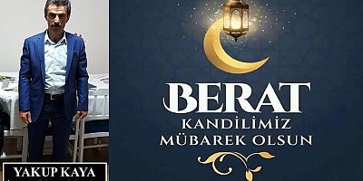 Ali Kaya'dan Berat Kandili Mesajı