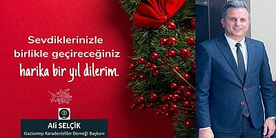 Ali Selçik'ten yeni yıl mesajı