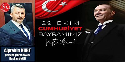 Alptekin Kurt'tan Cumhuriyet Bayramı Kutlaması
