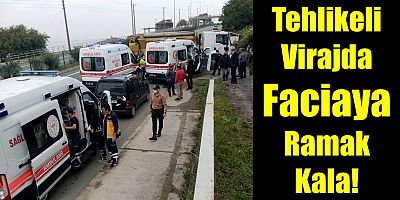 Ambulans Belediye Aracına Çarptı