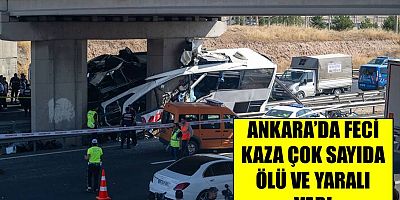 Ankara'da Feci Kaza!