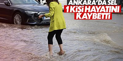 Ankara'da Şiddetli Fırtına Ve Sağanakta 1 Can Kaybı