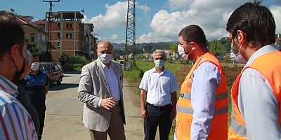 Araklı’da Bisiklet ve Yürüyüş Yolu Projesinin Yapımı Başladı