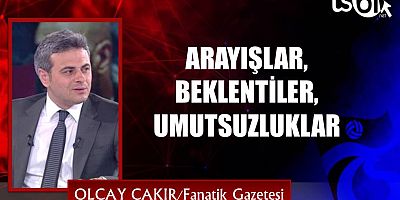 ARAYIŞLAR, BEKLENTİLER, UMUTSUZLUKLAR