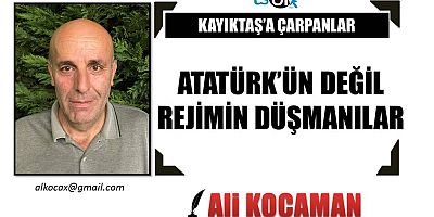 ATATÜRK’ÜN DEĞİL REJİMİN DÜŞMANILAR