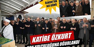 Aydın Özkurt annesini son yolculuğuna uğurladı