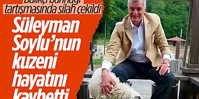 Bakan Soylu'nun Kuzeni Trabzon’da Öldürüldü!