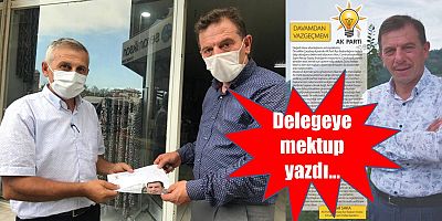 Başkan Aday Adayı Saka’dan Partililere Mektup