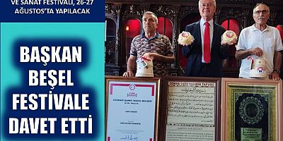 Başkan Beşel, Tonya Tereyağı Festivali’ne davet etti