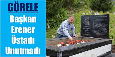 Başkan Erener, Üstadı Unutmadı