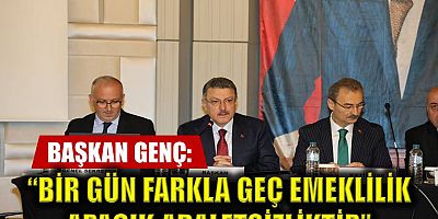 Başkan Genç: 
