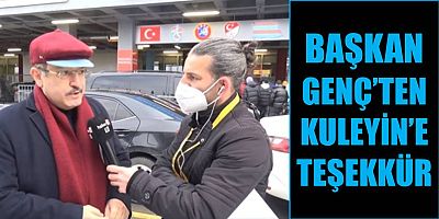 Başkan Genç’ten Kuleyin’e Teşekkür