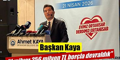 Başkan Kaya: 