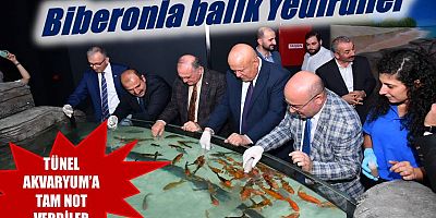 Başkanlar Biberonla Balık Yedirdi