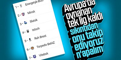 Belarus Ligi Devam Ediyor